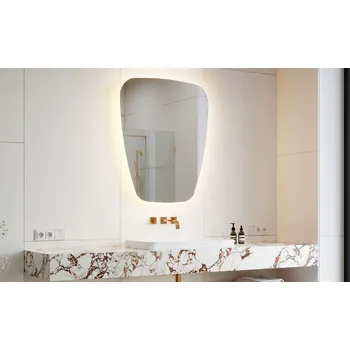 Zrcadlo LED zrcadlo do koupelny s nepravidelným tvarem Z221