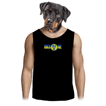 Pánské tílko Bastard Ukrajina - AID pánské tílko Black