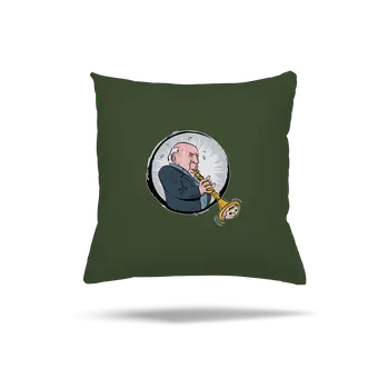 Polštář Bastard A zase ta Julie polštář Olive Green