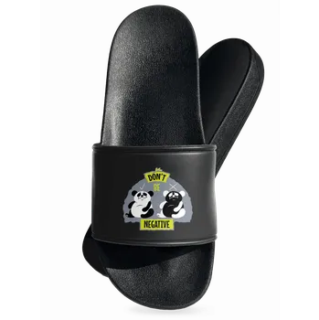 Pánské pantofle Bastard Don't be negative pantofle Black