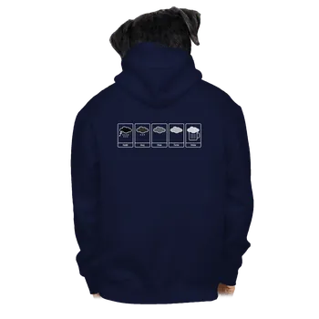 Pánská mikina Bastard Předpověď počasí pánská mikina na zip Navy