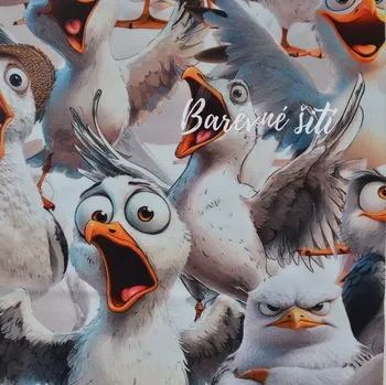 Galanterie Úplet, Ptáci (E) (Luxusní vzory z Turecka)