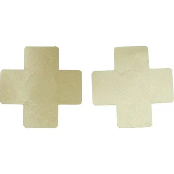 Ozdoba na bradavku Erotická pomůcka | samolepka na bradavky, styl křížek - 2 ks - Tělová