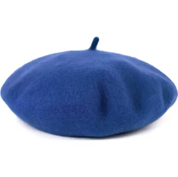 Kšiltovka Klasický baret s anténkou modrý