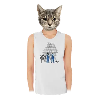 Bastard Zedníci dámské tílko volné White