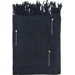 Šál s perličkami tmavý