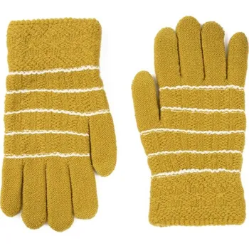 Čepice Rukavice žluté