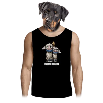 Pánské tílko Bastard Mučení jehňátek pánské tílko Black