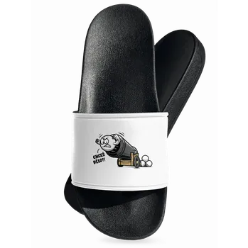 Pánské pantofle Bastard Chceš dělo? pantofle White