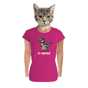 Pánské tričko Bastard E-Rexe dámské tričko premium Magenta