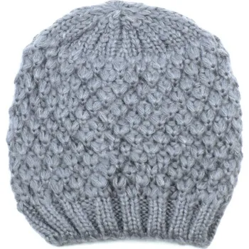 Módní doplněk Světle šedá zimní čepice