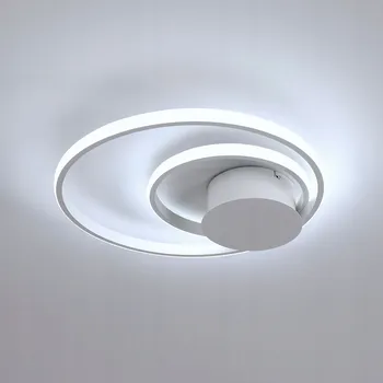 Kulatý Stropní Svítidlo GOECO 41 x 8,5 cm bílá