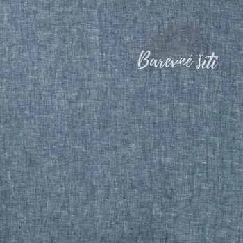 Len, 100%, Navy (E) (Trendy oděvní materiály)