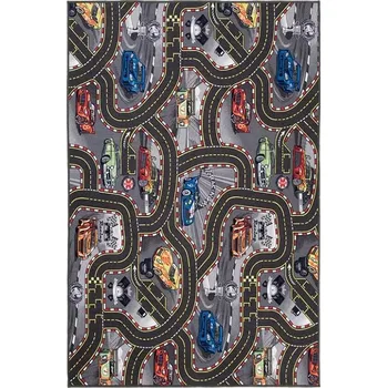 Koberec MAXMAX CARS 2 ŠEDÝ 100x150 cm