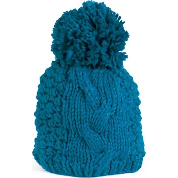 Čepice Pletený zimní kulich modrý