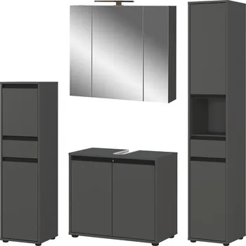 Koupelnový nábytek Antracitová koupelnová sestava Lemont – Germania ID_1702886