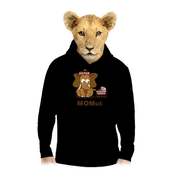 Chlapecká mikina Bastard Momut dětská mikina klokanka Black