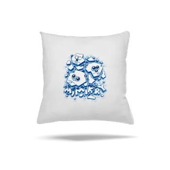 Polštář Bastard Ledové mimikry polštář White