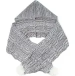 Šál - tunel v melanži šedý