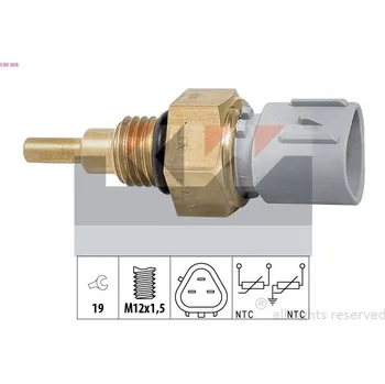 Čidlo automobilu Snímač, teplota chladiva KW 530 368