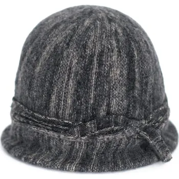 Čepice Vlněný šedý klobouček