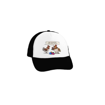 Kšiltovka Bastard Slepice před Velikonocemi kšiltovka truckerka Black cap