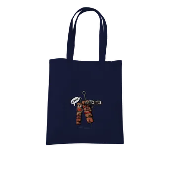 Nákupní taška Bastard Nešpízuj taška French Navy