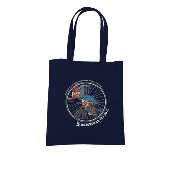 Nákupní taška Bastard Cyklistický horoskop: Kozoroh taška French Navy