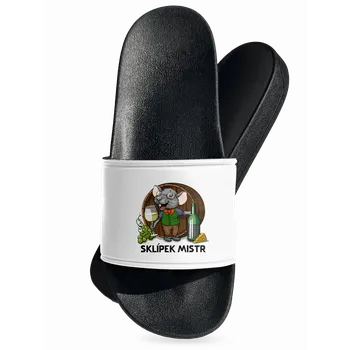 Pánské pantofle Bastard Sklípek mistr pantofle White