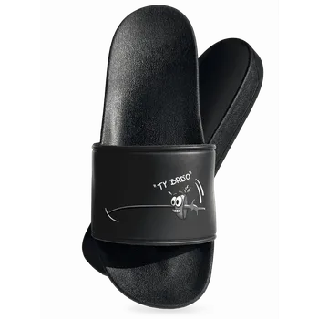 Pánské pantofle Bastard Zamilovaný kord pantofle Black