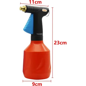 Postřikovač Ruční plastový zahradní postřikovač s měděnou tryskou 680 ml | Plastový rozprašovač - Oranžová