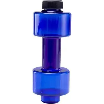 Láhev Láhev na vodu ve tvaru činky - Modrá