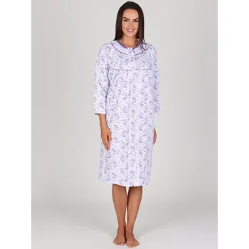 Dámská noční košile Evona Dámská noční košile P KASANDRA fialový motýl Velikost: XL