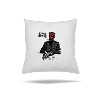 Polštář Bastard Jsem sith polštář White