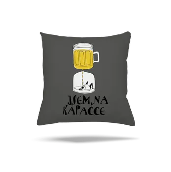 Polštář Bastard Jsem na kapačce polštář Gray Pol