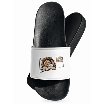 Pánské pantofle Bastard Kočičí horoskop: Lev pantofle White