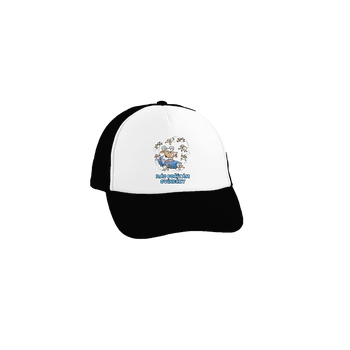 Kšiltovka Bastard Počítám ovínečky kšiltovka truckerka Black cap