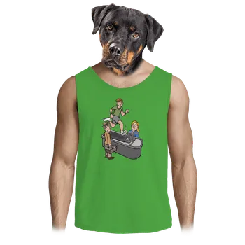 Pánské tílko Bastard Běžecký pás pánské tílko Lime