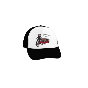 Kšiltovka Bastard Chci si zahrát hru kšiltovka truckerka Black cap