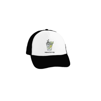 Kšiltovka Bastard Mouchýto kšiltovka truckerka Black cap