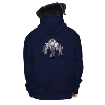 Pánská mikina Bastard Hi-tech kmen pánská mikina na zip Navy