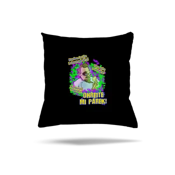 Polštář Bastard Ohřejte mi párek polštář Black