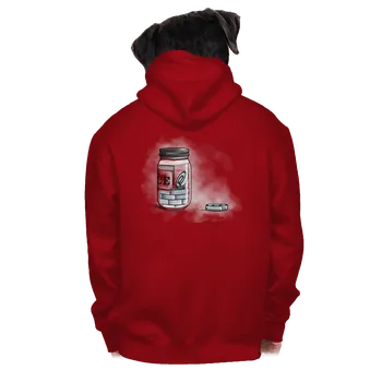 Pánská mikina Bastard Zavináče pánská mikina na zip Red