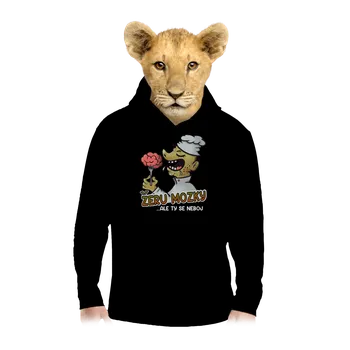 Chlapecká mikina Bastard Žeru mozky dětská mikina klokanka Black