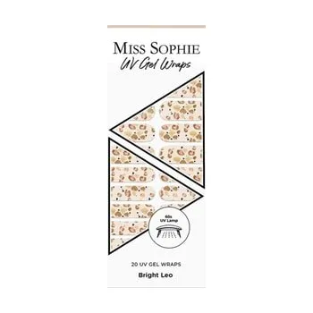 Make-up Miss Sophie UV Gel Wraps Bright Leo UV Fólie na nehty