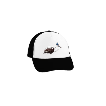 Kšiltovka Bastard Hadrák kšiltovka truckerka Black cap