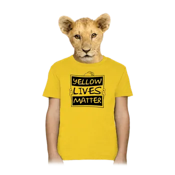 Bastard Yellow lives matter dětské tričko Gold