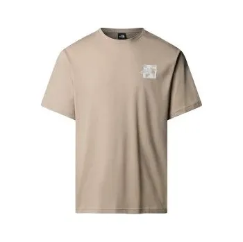 Pánské tričko The North Face CONNECT RELAXED SS TEE-GRAPHIC Men BOX MUSHROOM GREY hnědá XL