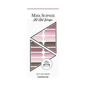 Make-up Miss Sophie UV Gel Wraps Colorful Fall UV Fólie na nehty