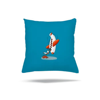 Polštář Bastard Jsme si blíž polštář Blue Turquoise